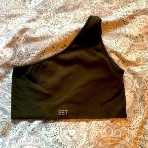 Set Active One-Shoulder Sports Bra